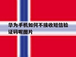 华为手机如何不接收短信验证码呢图片