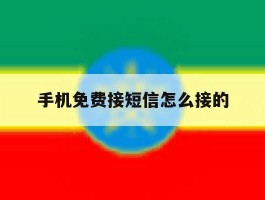 手机免费接短信怎么接的