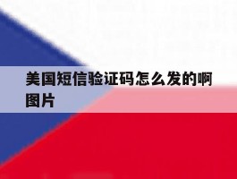 美国短信验证码怎么发的啊图片