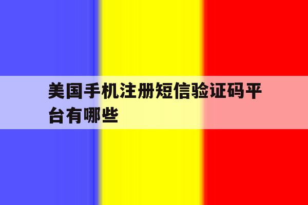 美国手机注册短信验证码平台有哪些