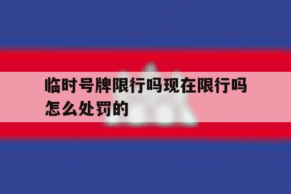 临时号牌限行吗现在限行吗怎么处罚的 临时号牌限行吗现在限行吗怎么处罚的