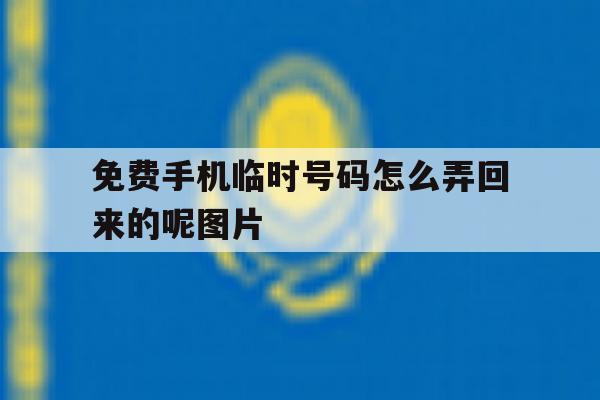 免费手机临时号码怎么弄回来的呢图片 免费手机临时号码怎么弄回来的呢图片