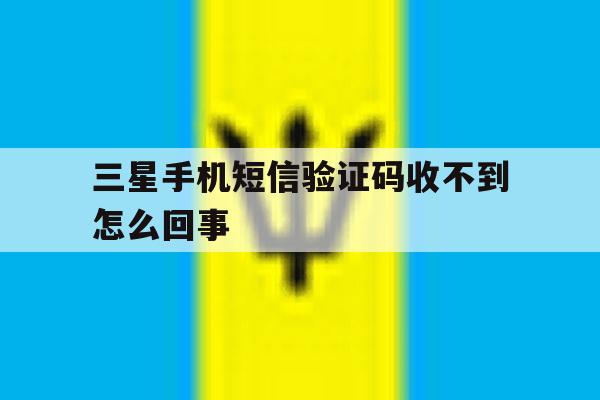 三星手机短信验证码收不到怎么回事 三星手机短信验证码收不到怎么回事