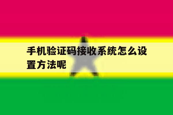 手机验证码接收系统怎么设置方法呢 手机验证码接收系统怎么设置方法呢