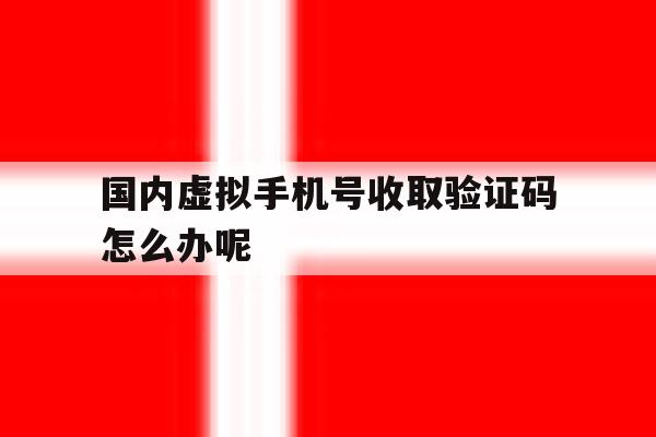 国内虚拟手机号收取验证码怎么办呢 国内虚拟手机号收取验证码怎么办呢
