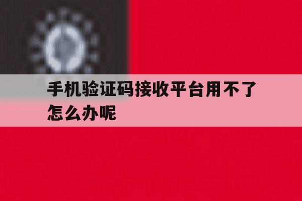 手机验证码接收平台用不了怎么办呢 手机验证码接收平台用不了怎么办呢