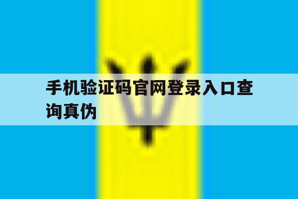 关于手机验证码官网登录入口查询真伪的信息