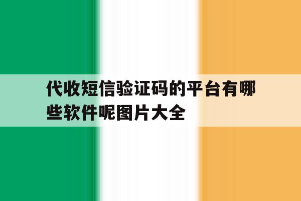 代收短信验证码的平台有哪些软件呢图片大全 代收短信验证码的平台有哪些软件呢图片大全