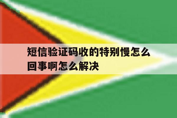 短信验证码收的特别慢怎么回事啊怎么解决 短信验证码收的特别慢怎么回事啊怎么解决