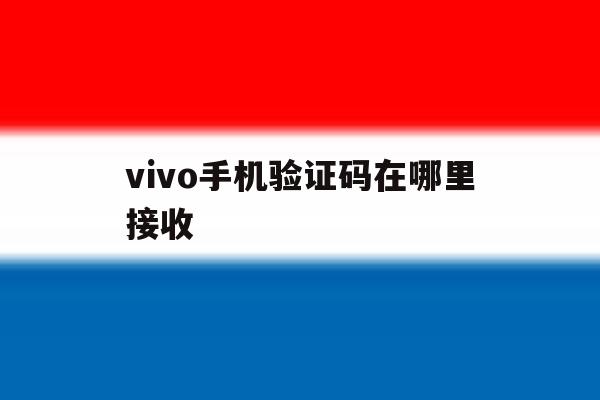 vivo手机验证码在哪里接收 vivo手机验证码在哪里接收