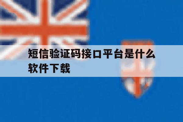 短信验证码接口平台是什么软件下载 短信验证码接口平台是什么软件下载